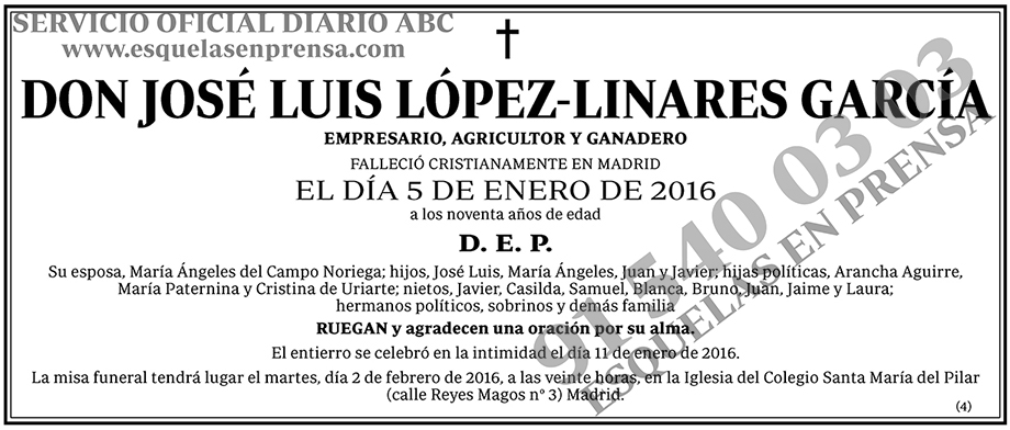 José Luis López-Linares García